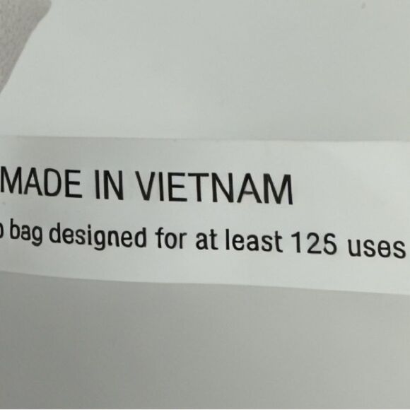 Trader Joe’s Green & Cream Mini Canvas Tote Bag Limited Edition, New with Tags - Picture 2 of 3